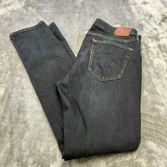 Abercrombie & Fitch Jeans Men’s 34x34 Blue Langdon Slim Stretch Distressed - Picture 9 of 13